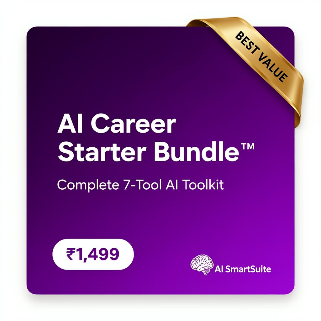AI Career Starter Bundle - Complete 7-Tool AI Toolkit
