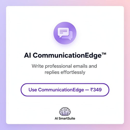 AI CommunicationEdge - Write professional emails effortlessly
