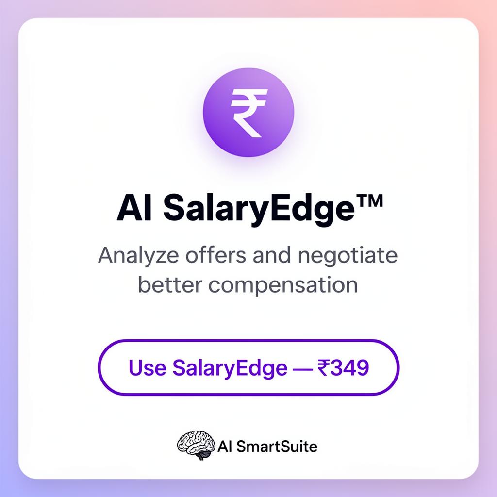 AI SalaryEdge - Analyze offers and negotiate better